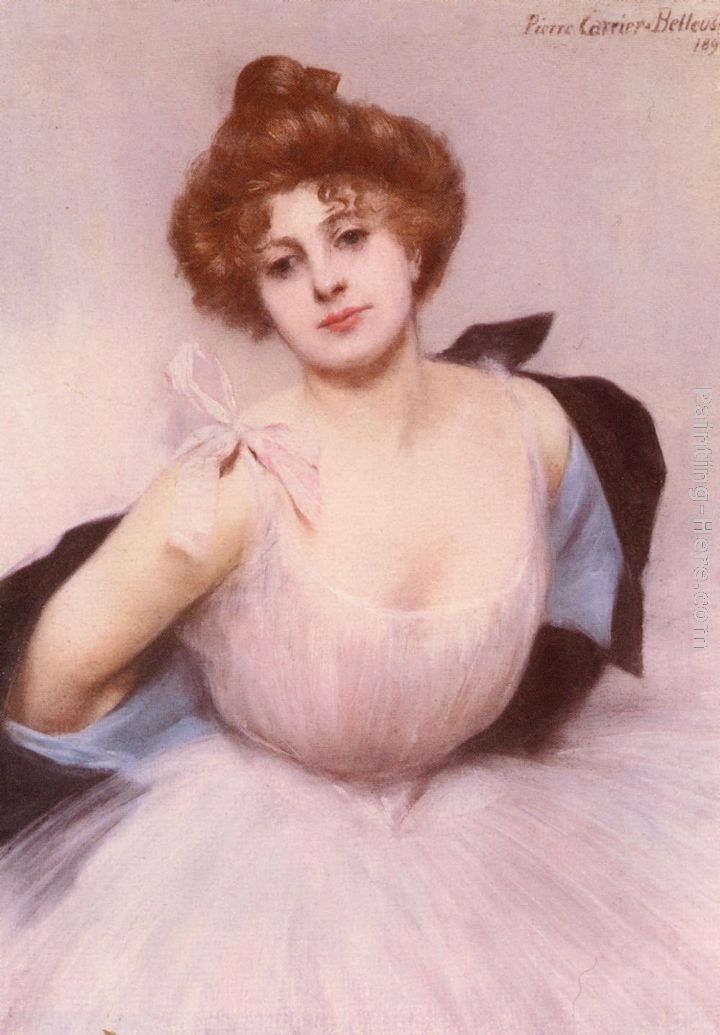 Pierre Carrier-Belleuse Portrait of a Dancer